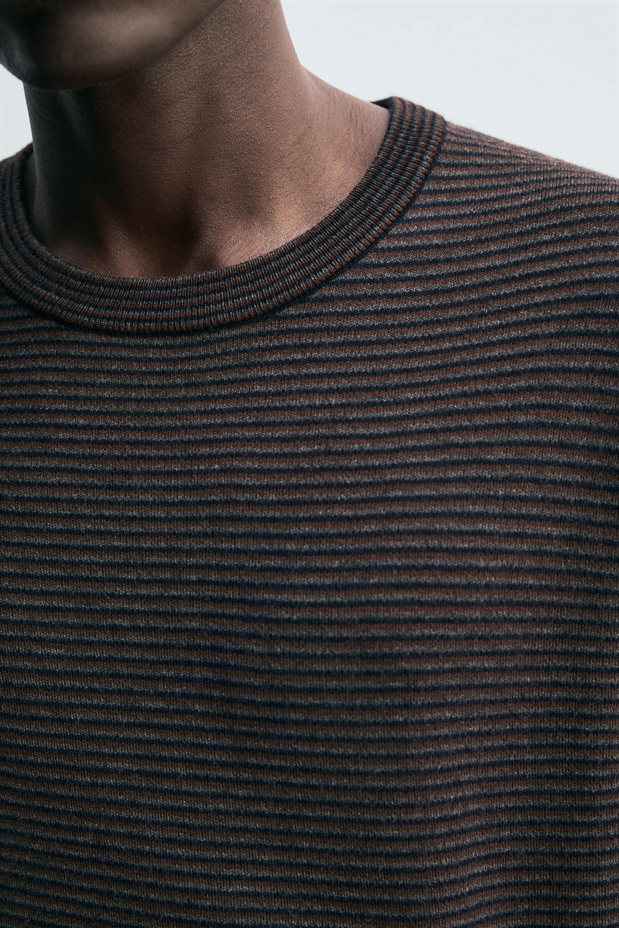 STRIPED JACQUARD SWEATER